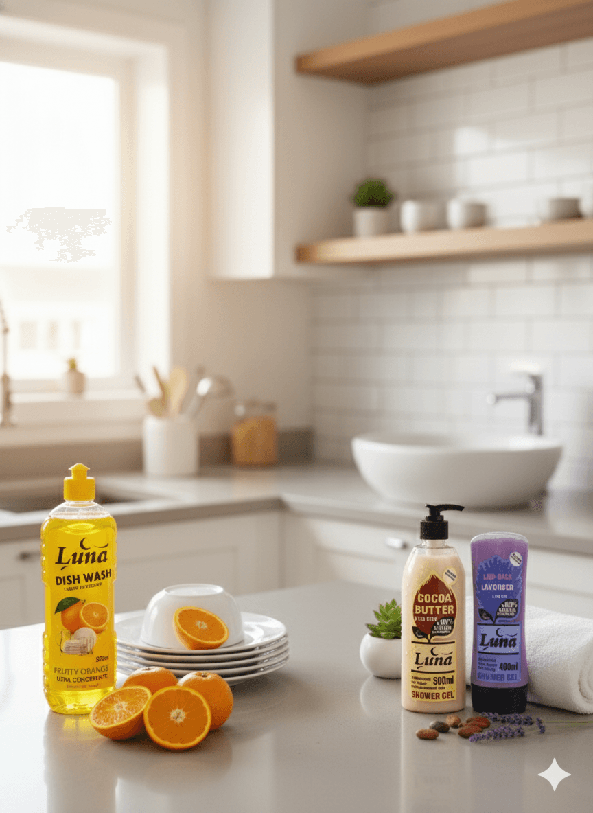 Luna Industries products in a kitchen